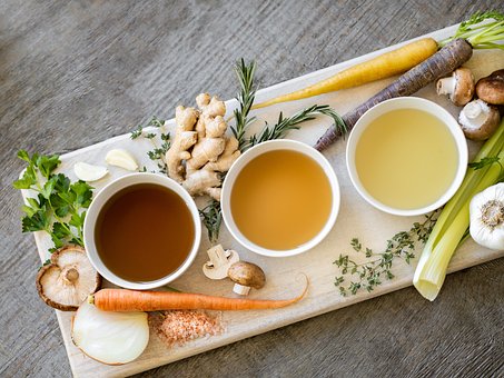 Broth, Soups, Vegetables, Ingredients