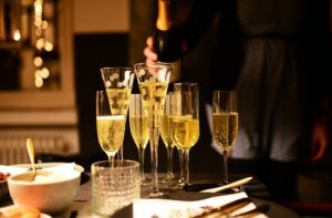 Glasses, Champagne, Alcohol, Celebration