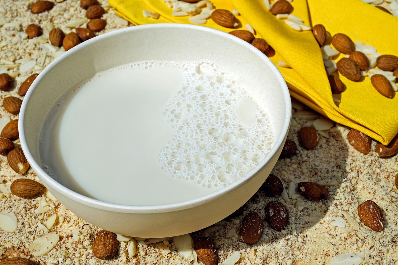 Free Milk Almond Milk photo and picture