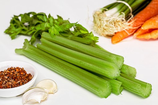 Soup Greens, Celery, Vegetables, Food
